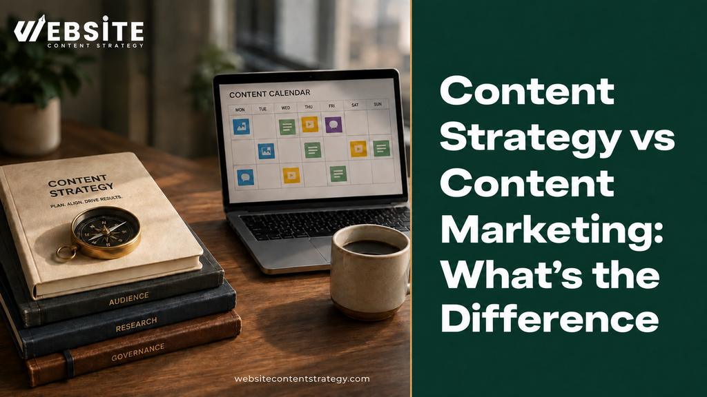Content Strategy vs Content Marketing: The Difference